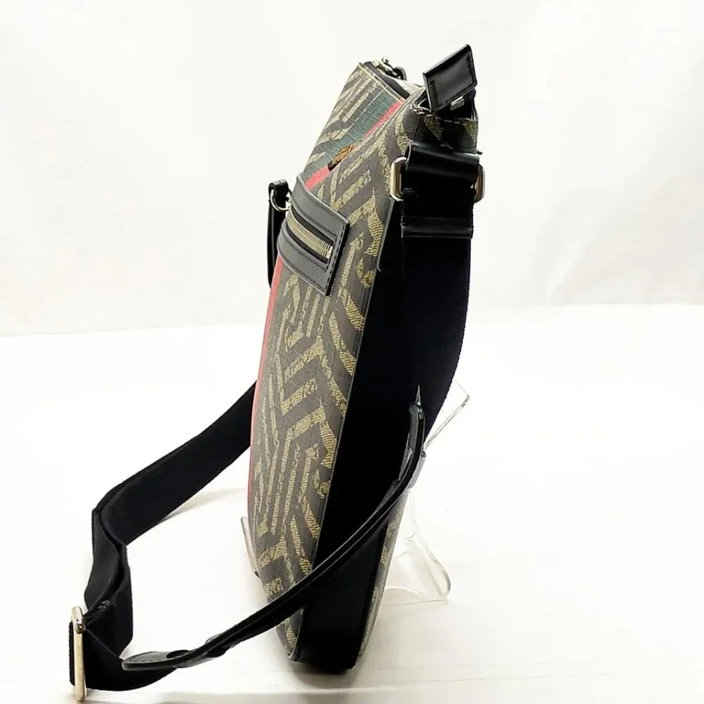 Gucci Shoulder Bag Black PVC 810-080725 - Picture 3 of 13